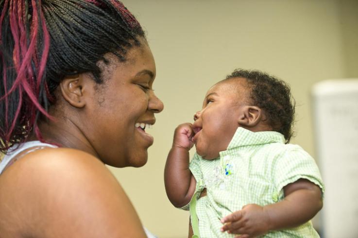 Midwife Centering Pregnancy Reunion (photo by Lindy Rodman, VCU University Relations)